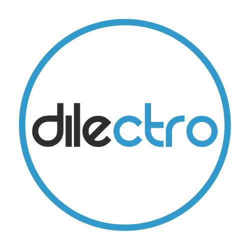 logo dilectro w okręgu