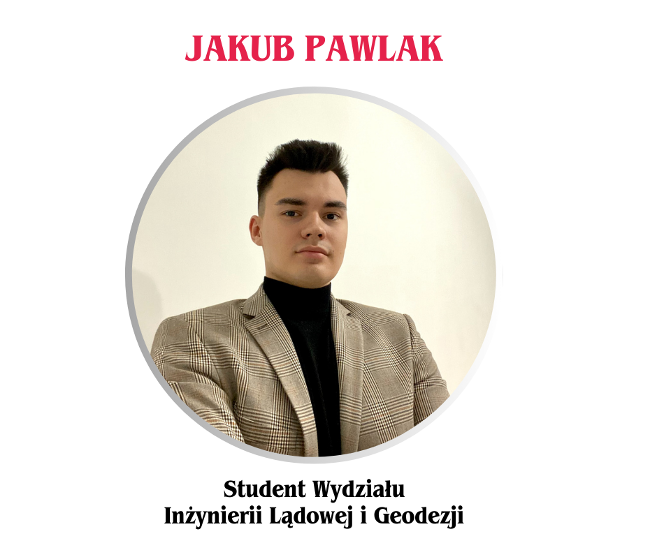 Postać studenta WAT, Ambasadora Biura Karier - Jakub Pawlak