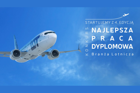 grafika promująca konkurs LOT